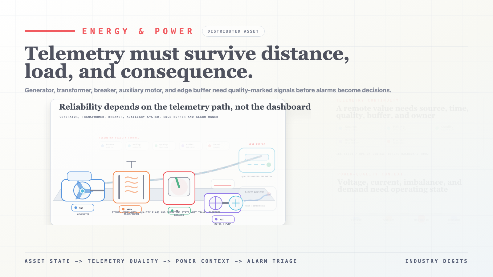 Energy and power telemetry continuity video poster